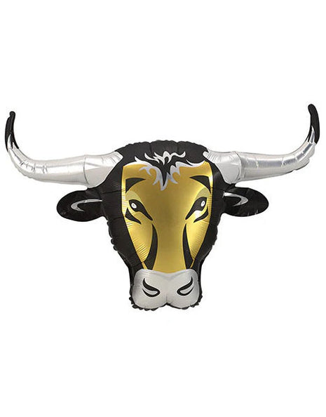 35in Betallic Long Horn One Balloon