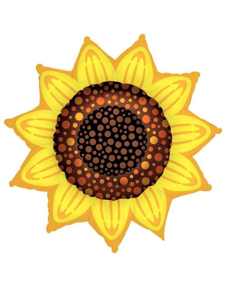 42in Betallic Sunflower Balloon - Joker Party Supply