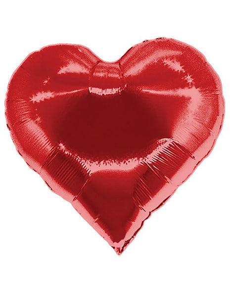 30in Betallic Casino Red Heart Balloon - Joker Party Supply