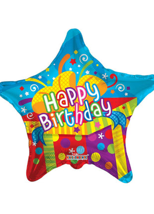 18in ConverUSA Birthday Big Present Balloon