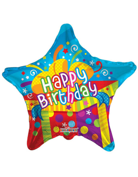 18in ConverUSA Birthday Big Present Balloon