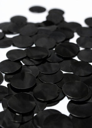 0.6in Small Black Confetti (1.5cm)