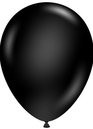 11in Tuftex Black  100 Ct - Joker Party Supply