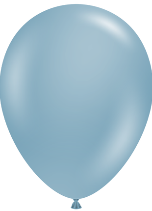 11in Tuftex Blue Slate  100 Ct - Joker Party Supply