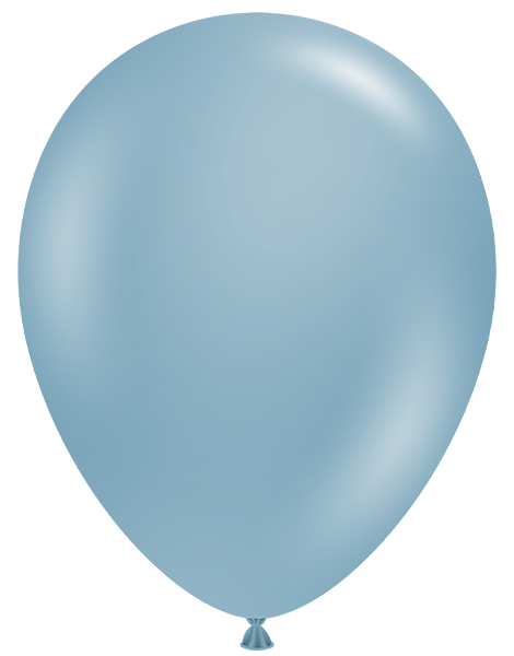 11in Tuftex Blue Slate  100 Ct - Joker Party Supply