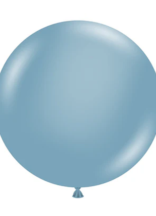 17in Tuftex Blue Slate  50 Ct - Joker Party Supply