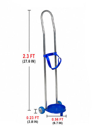Borosino Helium Tank Cart