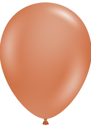 11in Tuftex Burnt Orange 100 Ct - Joker Party Supply