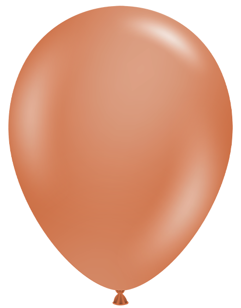 11in Tuftex Burnt Orange 100 Ct - Joker Party Supply