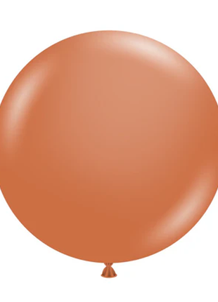 17in Tuftex Burnt Orange  50 Ct - Joker Party Supply