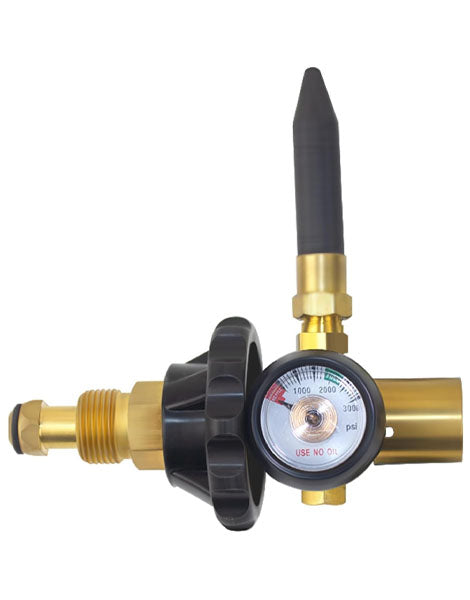 Econo Helium Regulator With Gauge - Joker Party Supply
