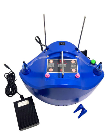 Blue Digital Precision Electric Balloon Inflator With Double Stuffing Tool CD-608