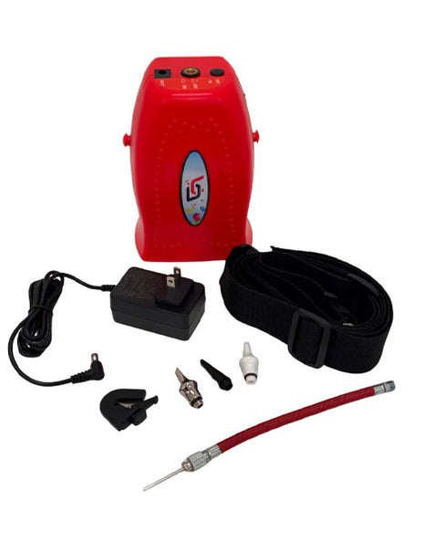 Red Re-Chargeable, Portable Modeling Balloon Pump CD-607