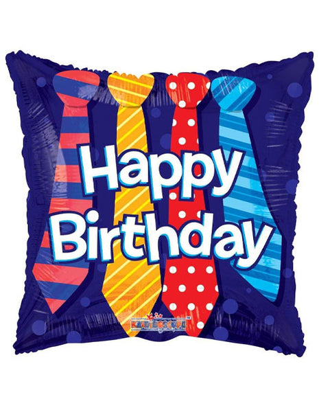 Globo de 18 pulgadas con lazos de feliz cumpleaños de ConverUSA