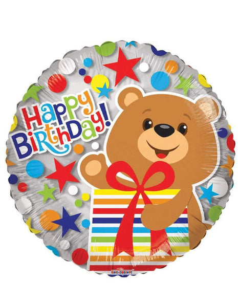 Globo transparente ConverUSA de 18 pulgadas con oso y regalo