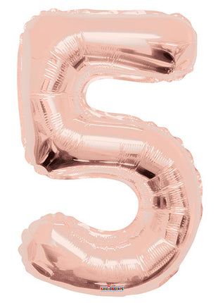 34in Conver USA Rose G Number 5 Balloon - Joker Party Supply