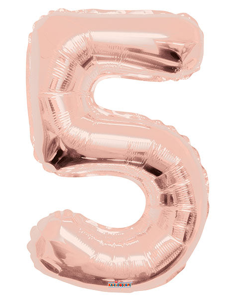 34in Conver USA Rose G Number 5 Balloon - Joker Party Supply