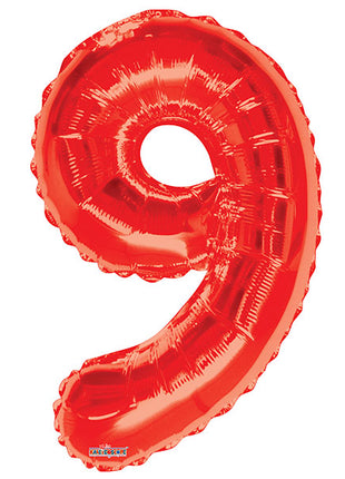 34in Conver USA Red Number 9 Balloon - Joker Party Supply