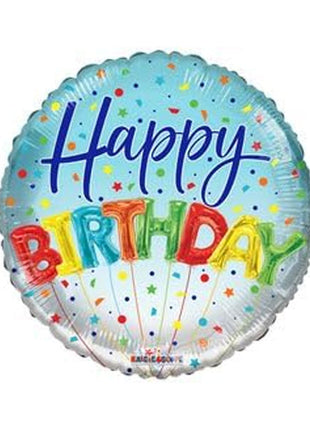 36in Conver USA Happy Birthday Balloon - Joker Party Supply