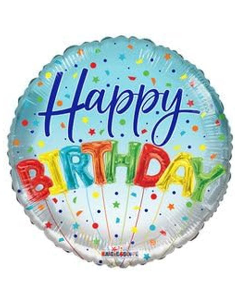 36in Conver USA Happy Birthday Balloon - Joker Party Supply