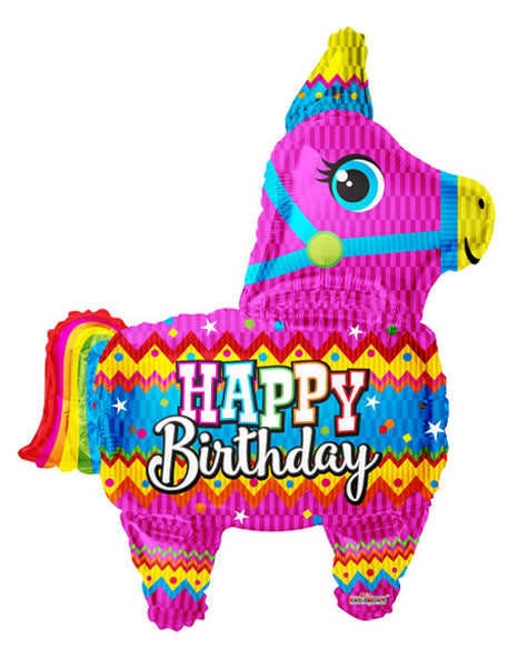 36in ConverUSA Fiesta Donkey Pinata Balloon