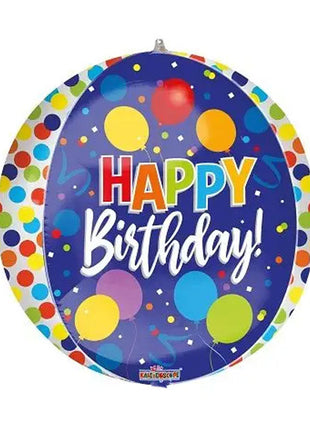 Globos de feliz cumpleaños ConverUSA de 22 pulgadas, globo KSpheres