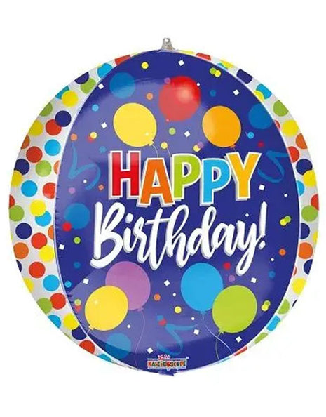 Globos de feliz cumpleaños ConverUSA de 22 pulgadas, globo KSpheres