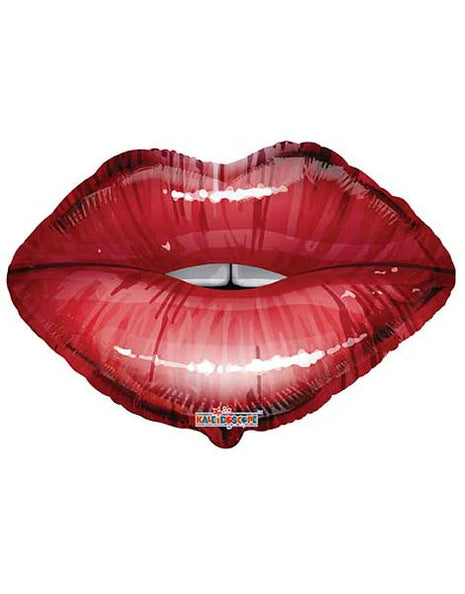 18in Conver USA Red Lips Balloon - Joker Party Supply