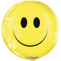18in Conver USA Clear View Smily Face Gelliball Balloon - Joker Party Supply