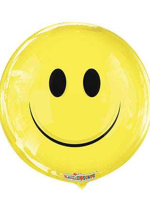 18in Conver USA Clear View Smily Face Gelliball Balloon - Joker Party Supply