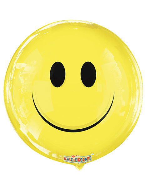 18in Conver USA Clear View Smily Face Gelliball Balloon - Joker Party Supply