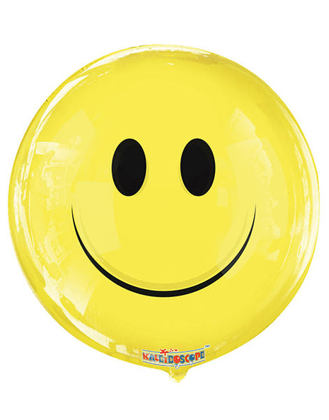 18in Conver USA Clear View Smily Face Gelliball Balloon - Joker Party Supply
