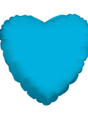 Globo de corazón turquesa ConverUSA de 18 pulgadas