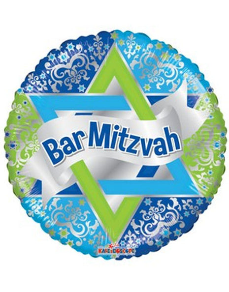 Globo de Bar Mitzvah ConverUSA de 18 pulgadas