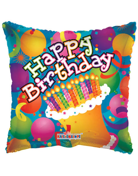 Globos de feliz cumpleaños y globo para pastel ConverUSA de 18 pulgadas 