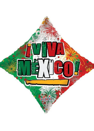 Globo de fuegos artificiales ConverUSA Viva México de 18 pulgadas