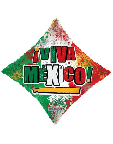 Globo de fuegos artificiales ConverUSA Viva México de 18 pulgadas