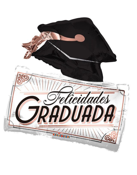 Globo ConverUSA Felicidades Graduada de 28 pulgadas