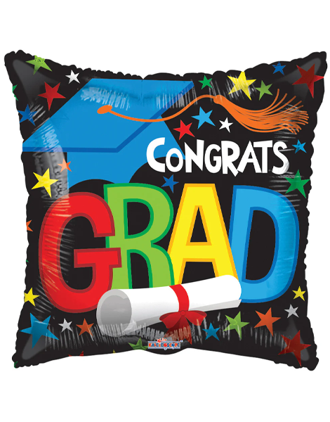 9in ConverUSA Congrats Grad Elements Balloon