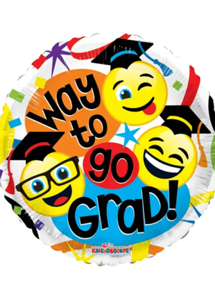 Globo "Bien hecho, graduado" de ConverUSA de 45 cm. ¡Sonrisas!