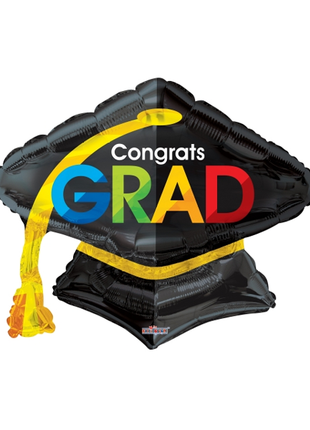 Globo de birrete de graduación de 28 pulgadas de ConverUSA Congratulations