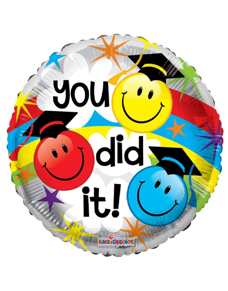 18in ConverUSA You Did It Smiles Balloon