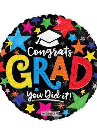 Globo ConverUSA de 18 pulgadas "¡Felicidades, graduado, lo lograste!"