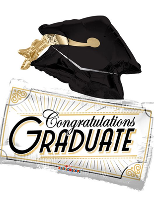 Globo de felicitación de graduado de ConverUSA de 28 pulgadas