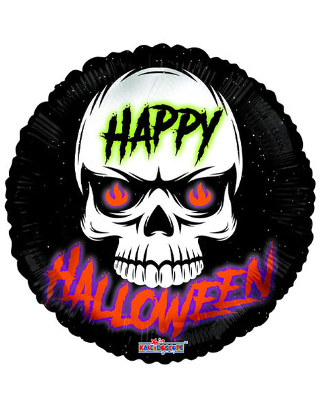 Globo de calavera de Halloween ConverUSA de 18 pulgadas