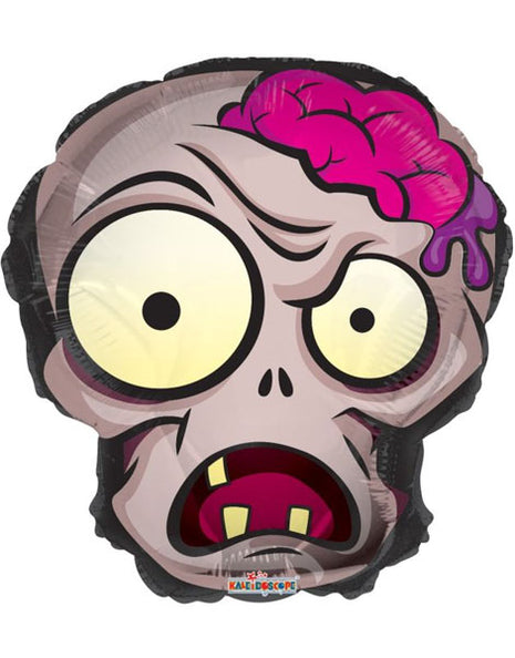 Globo de cabeza de zombi ConverUSA de 18 pulgadas