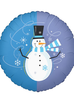 18in ConverUSA Happy Snowman Balloon