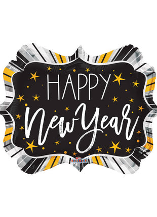 18in Conver USA Happy New Year Marquee Balloon - Joker Party Supply