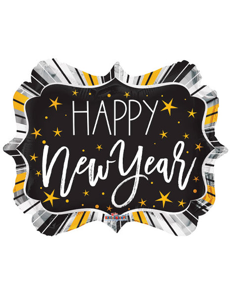 18in Conver USA Happy New Year Marquee Balloon - Joker Party Supply