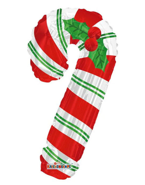 12in ConverUSA Candy Cane Balloon (Heat Seal Required)